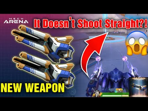 Quasher 10 – New Weapon That Breaks the Sniper Rules! Mech Arena #newweapon @PcGamingMechArena