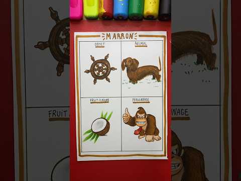 Y’a un type en fruit il m’a dit :« bah le marron ». Je suis un idiot 🌰 #shortsart #dessin #petitbac