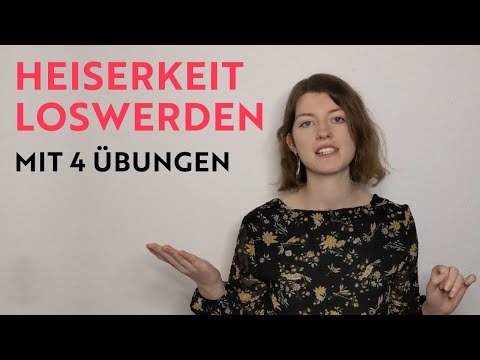 Die vier besten Übungen gegen Heiserkeit