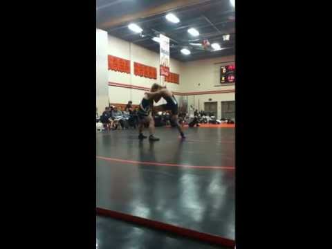 Brandon Hadden wrestling