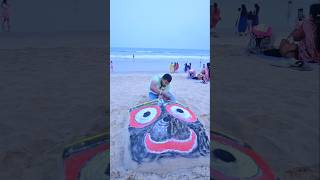 Sand art jagannath ⭕❗⭕ puri#shorts #jagannath