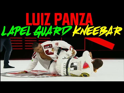 LUIZ PANZA Lapel Guard Knee Bar Submission BREAKDOWN