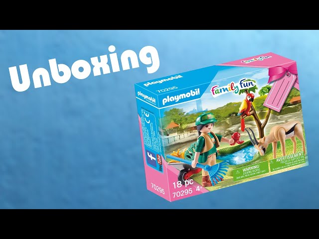 Vídeo relacionado con PLAYMOBIL Family Fun, Set Zoo, a Partir de 4 años (70295)