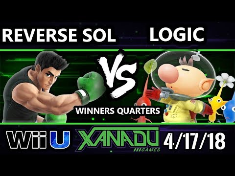 S@X 246 Smash 4 - Reverse Sol (Little Mac) Vs. VGBC | Logic (Olimar) - Wii U Winners Quarters