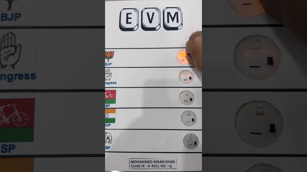DIY EVM Vote BJP
