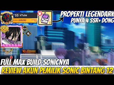 REVIEW AKUN PECINTA SONIC B12🔥, SULTAN GILA PUNYA 4 SSR+ & ITEM LEGEND - OPM One Hit One Kill