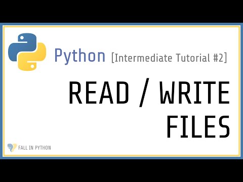 Intermediate Python Tutorial 2 Reading And Writing To Files In Python
