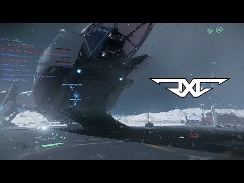 Vile Smirks ● SC 3.8.2 - A stormy day loading a Rover & Cyclone in a Carrack