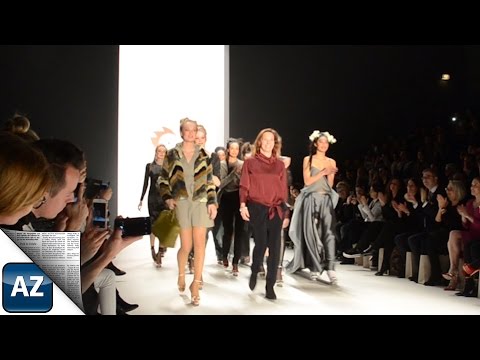 Anja Gockel bei der Berliner Fashion Week