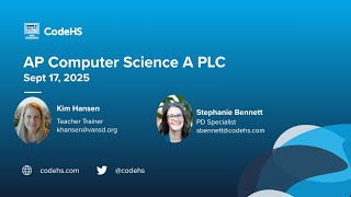 AP CSA PLC with CodeHS thumbnail