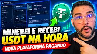 MINERACAO DE USDT GRATIS PAGANDO INSTANTANEO | MINVEST