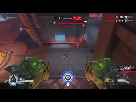 SUREFOUR ASHE + REAPER + SOMBRA GAMEPLAY OVERWATCH SEASON 33 TOP 500