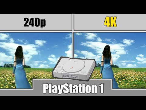 Final Fantasy VIII 8 PS1 Intro Remastered in 4K vs Original Intro Comparison (Playstation)