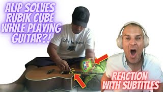 Download lagu ALIP BA TA [ Hey Tayo ] Main gitar sambil main rubik by AliF ba ta fingerstyle=REACTION!!! mp3