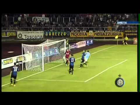 inter - Lazio 3-2, rete di Gonzalo Barreto
