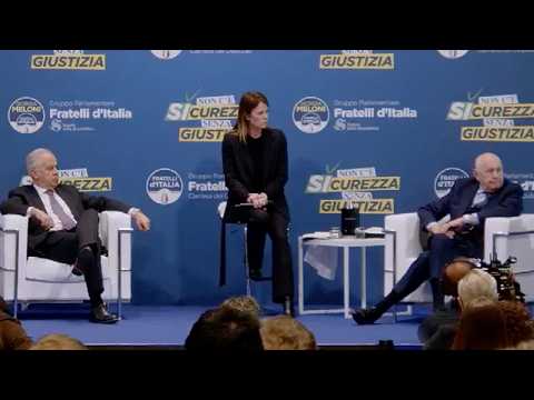 PIANTEDOSI E NORDIO ALL'EVENTO "NON C'È SICUREZZA SENZA GIUSTIZIA"