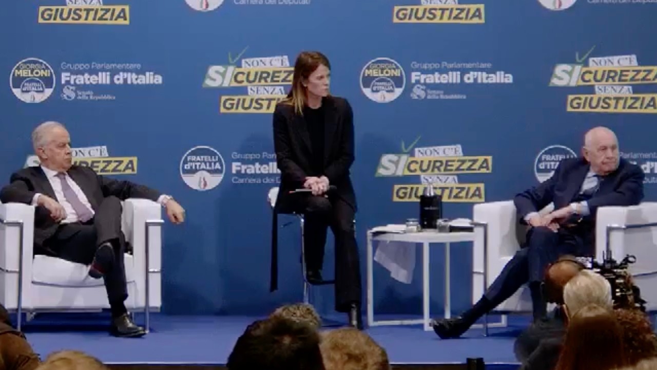 PIANTEDOSI E NORDIO ALL'EVENTO "NON C'È SICUREZZA SENZA GIUSTIZIA"