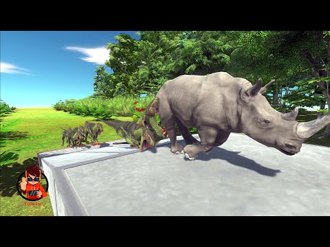 Modern Mammals Escape from Deinonychus - ARBS- Animal Revolt Battle Simulator