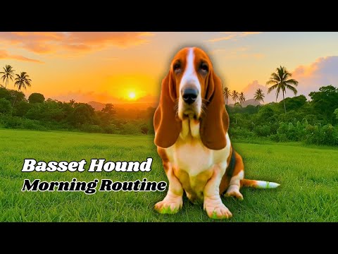 Life with a Basset Hound: Morning Routine in Paradise