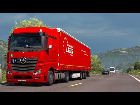 ETS 2 1.35 - ProMods 2.41 - Mercedes Actros 1852 edit by Alex - Trip: Trondheim - Lillehammer
