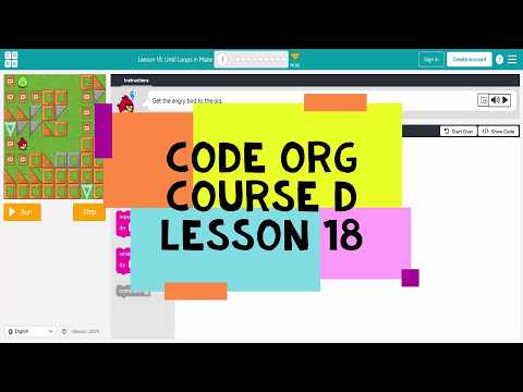 Code.org Course D Lesson 18 Until Loops in Maze - Express Course Lesson 20 Answers Level 1 to 11