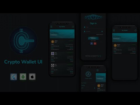 Crypto Wallet UI - Flutter App