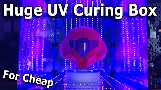 Build a Huge Collapsible UV Resin Curing Box and Turntable for Cheap