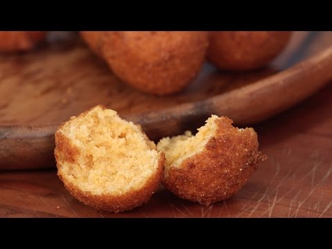 Hushpuppies with Green Goddess Dressing | Southern Living
