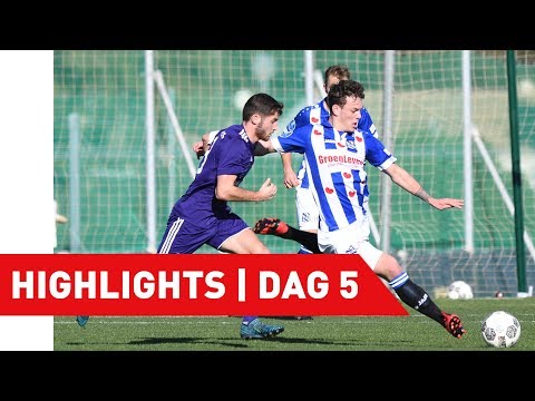 Highlights Jong sc Heerenveen - Jong RSC Anderlecht (oefenwedstrijd)