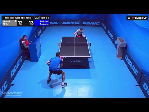 10:45 Oleksii Mitla - Maksym Deineha 16.10.2023 TT Euro.Cup Ukraine Master. Table 4
