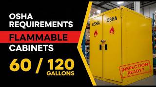 OSHA Flammable Cabinet Requirements Explained | 1910.106 Compliance Guide