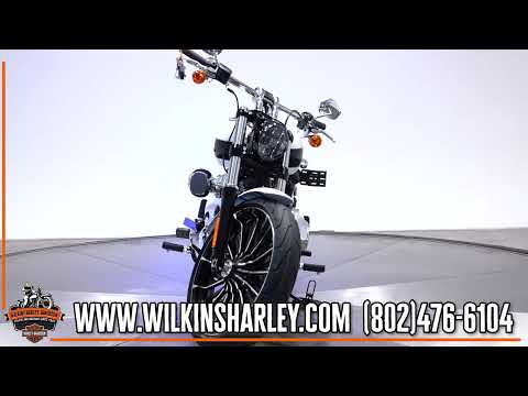 2024 Harley-Davidson FXBR Softail Breakout 117 in White Onyx Pearl