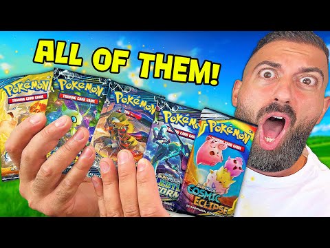 I Opened ALL of My Most Expensive Pokemon Packs! (Sun & Moon)