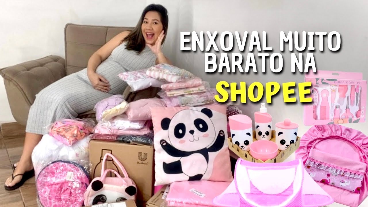 ENXOVAL DE BEBÊ NA SHOPEE - SERÁ QUE VALE A PENA? - ONDE COMPRAR ENXOVAL DE BEBÊ BARATO?