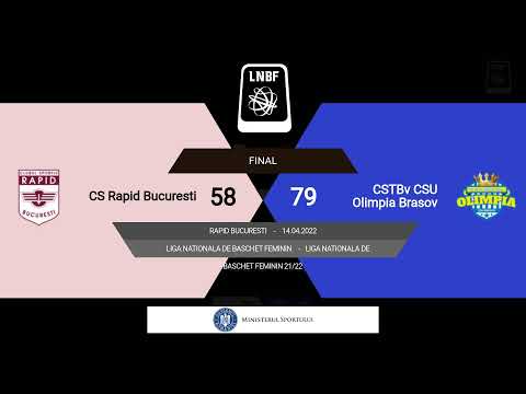 LNBF 2021-2022: Rapid București - Olimpia CSU Brașov (PLACES 11-12, GAME 2)