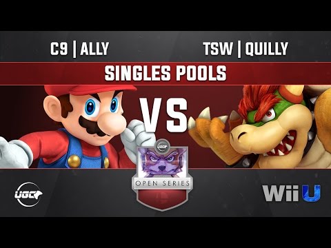 UGC Smash 4 SINGLES POOLS - C9 | Ally (Mario) vs TSW | Quilly (Bowser, Falco)