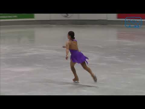 Jasmine HUMPHREYS. Oberstdorf 2018. Silver Ladies III - Free Skating. 6 place