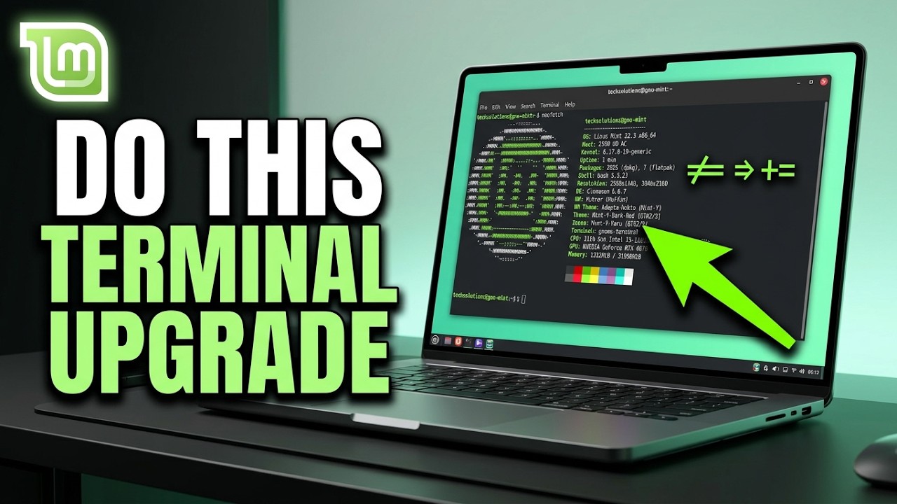5 BEST Fonts for Linux Mint 22.3 Cinnamon Terminal in 2026! Linux Mint Terminal Look 10x Better