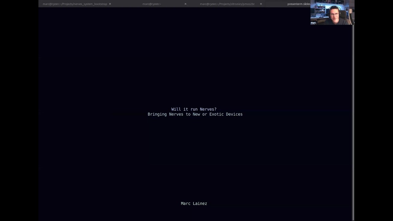 Will It Run Nerves? Bringing Nerves to New or Exotic Devices