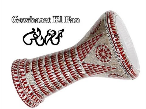 Red Pearl darbuka - Very Strong and sharp "Tec" and "Slap"