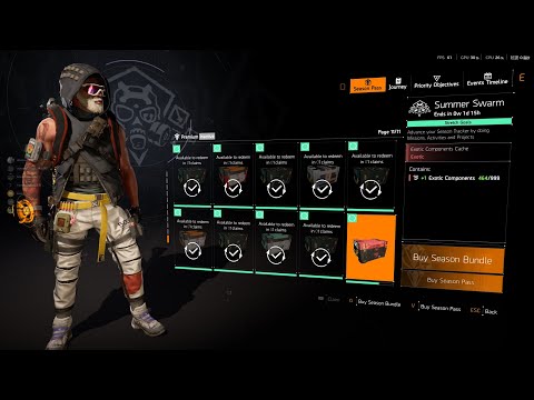 The Division 2 [Y7S1] | Opening 100 Summer Swarm Caches!