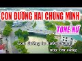 Con Đường Hai Chúng Mình Karaoke Tone Nữ Nhạc Sống 1990