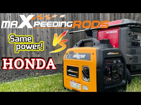 Honda Eu3000is VS MaxPeedingRods MXR 3200 Inverter Generator