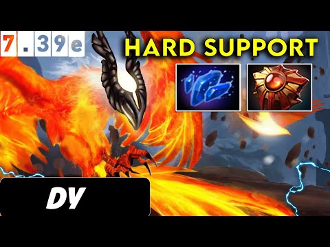 Dy Phoenix Hard Support - Dota 2 Patch 7.39e Pro player full Gameplay