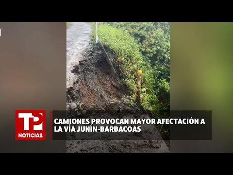 Camiones provocan mayor afectación a la vía Junín-Barbacoas |20.02.2024| TP Noticias