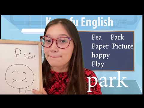 English Letter P and Letter B Pronunciation- Try This! Kungfu English Learn