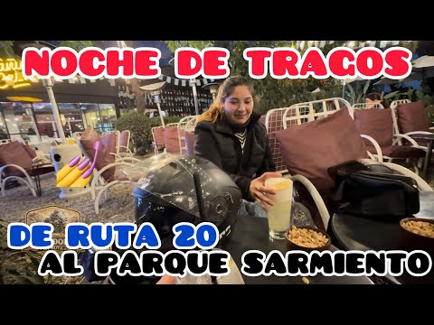 🔥 NOCHE DE RUTA 20 Y TRAGOS EN PARQUE SARMIENTO 🍹🏍️