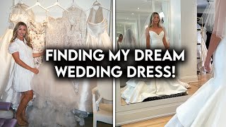 WEDDING DRESS SHOP WITH ME | I SAID “YES” TO THE DRESS!