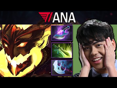 Shadow Fiend Dota 2 Gameplay T1.Ana with 21 Kills and Manta Style - TI12