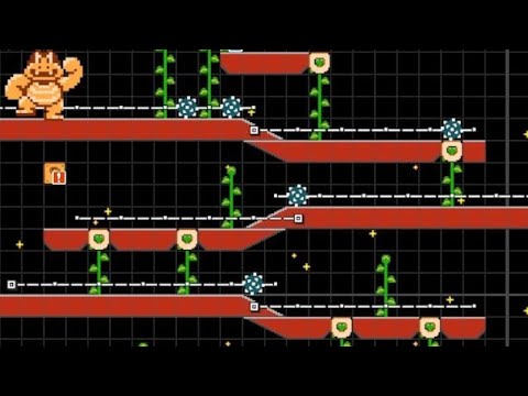 SMM2 - Donkey Kong Arcade Remake
